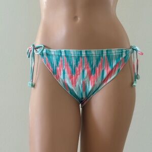 Shohanna Swimwear, Colorful Tie Side Large Bikini Bottom